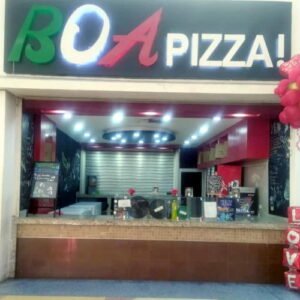 Fachada de la pizzería Boa Pizza