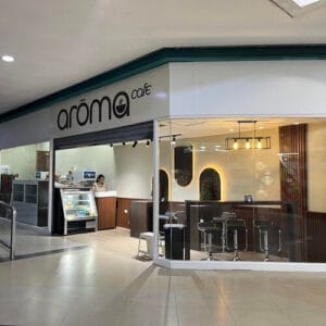 Fachada de Aroma Café en Metrosol Maracaibo
