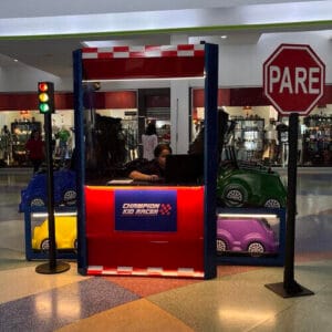 Vista general de la Gódola de Champion Kid Racer en Metrosol Maracaibo